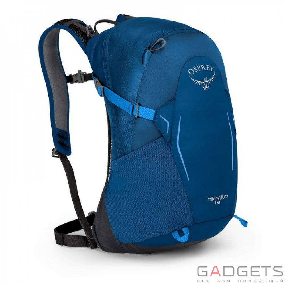 Фото Рюкзак Osprey Hikelite 18 Bacca Blue OS, синій