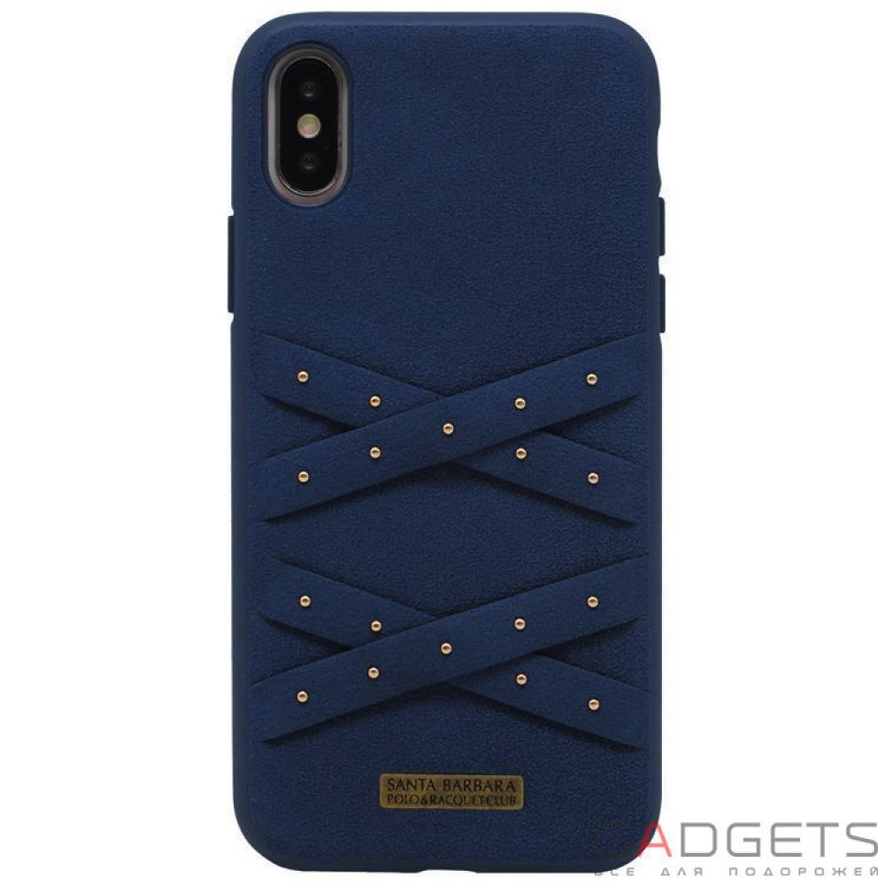 Фото Чехол-накладка Polo Abbott для iPhone XS Navy (SB-IP5.8SPABT-NVY)