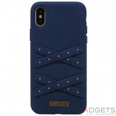 Чехол-накладка Polo Abbott для iPhone XS Max Navy (SB-IP6.5SPABT-NVY)