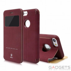 Чехол-книжка Baseus Simple Series Leather Case iPhone 7 Wine Red