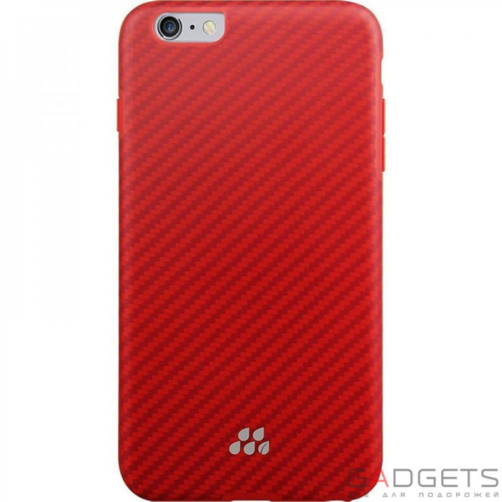 Фото Чехол Evutec SI Karbon Case для iPhone 6/6s Plus Brigadine Оранжевый (AP-655-SI-KA4)