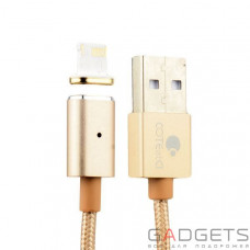 Кабель COTEetCI M11 NYLON Lightning с магнитом Gold (CS2117-GD)