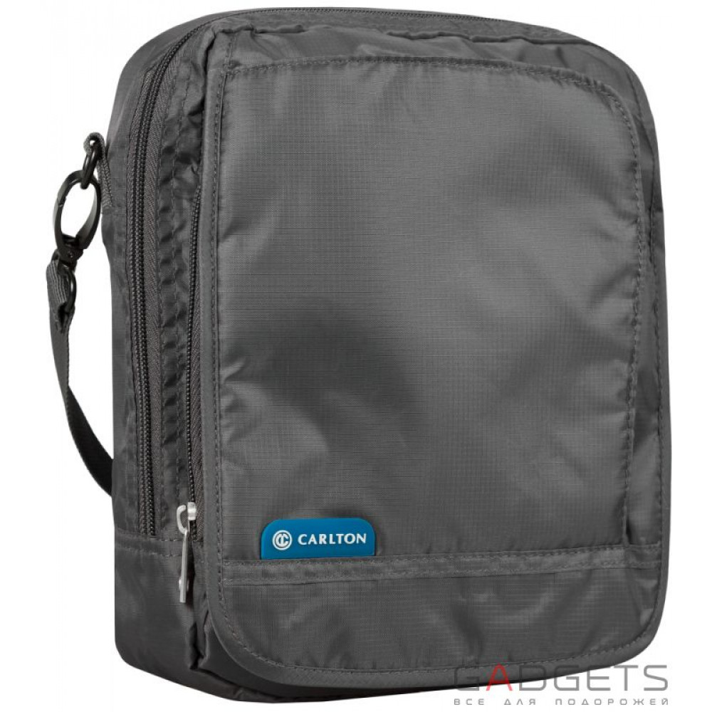 Фото Сумка через плечо Carlton Travel Accessories темно-серая (EXBAGGRY.87)