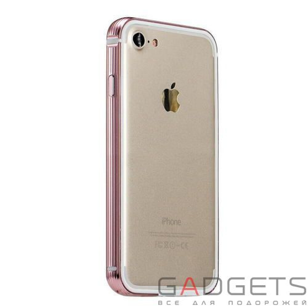 Фото Бампер COTEetCI Aluminum + TPA для iPhone 7 Rose Gold