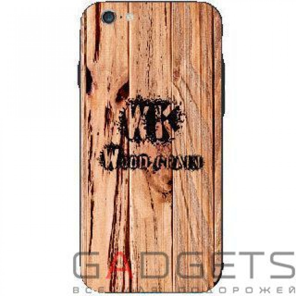 Фото Чехол-накладка WK Wood Grain (CL441) Case для iPhone 6/6s Brown