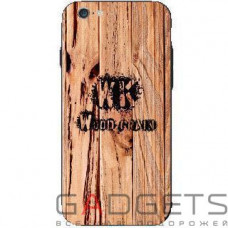 Чехол-накладка WK Wood Grain (CL441) Case для iPhone 6/6s Brown