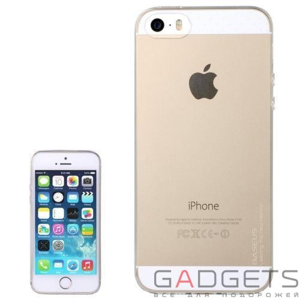 Фото Чохол-накладка Baseus Air Case for iPhone 5/5S White