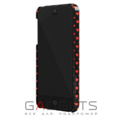 Чехол-накладка Incase Snap Case Multi Hearts Black для iPhone SE/5/5S (CL69185)