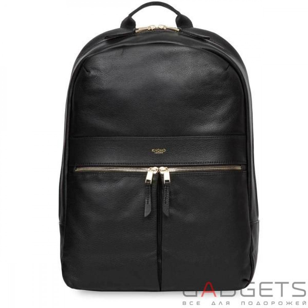 Фото Рюкзак Knomo Beaux Leather Backpack 14 Black (KN-120-401-BLK)