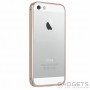 Чохол-бампер Baseus Metal frame + pan shining golden color series for iPhone 5/5S Gold фото 0