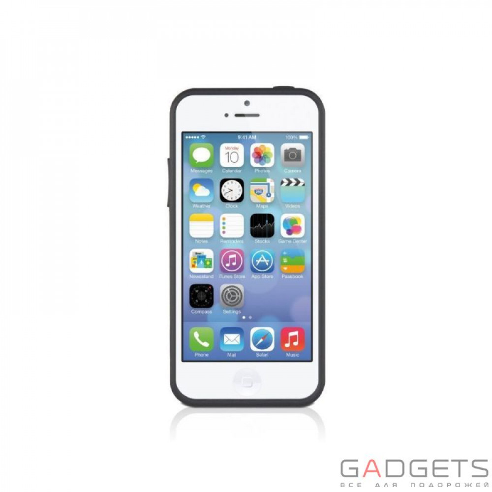 Фото Чохол Macally Protective Hard-shell Case with Stand for iPhone 5C (KSTANDP6-B)