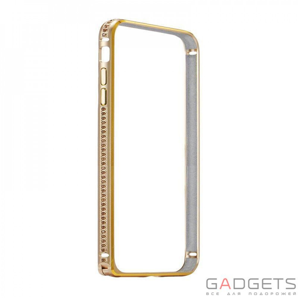Фото Бампер COTEetCI Diamond Bumper для iPhone 7 Gold