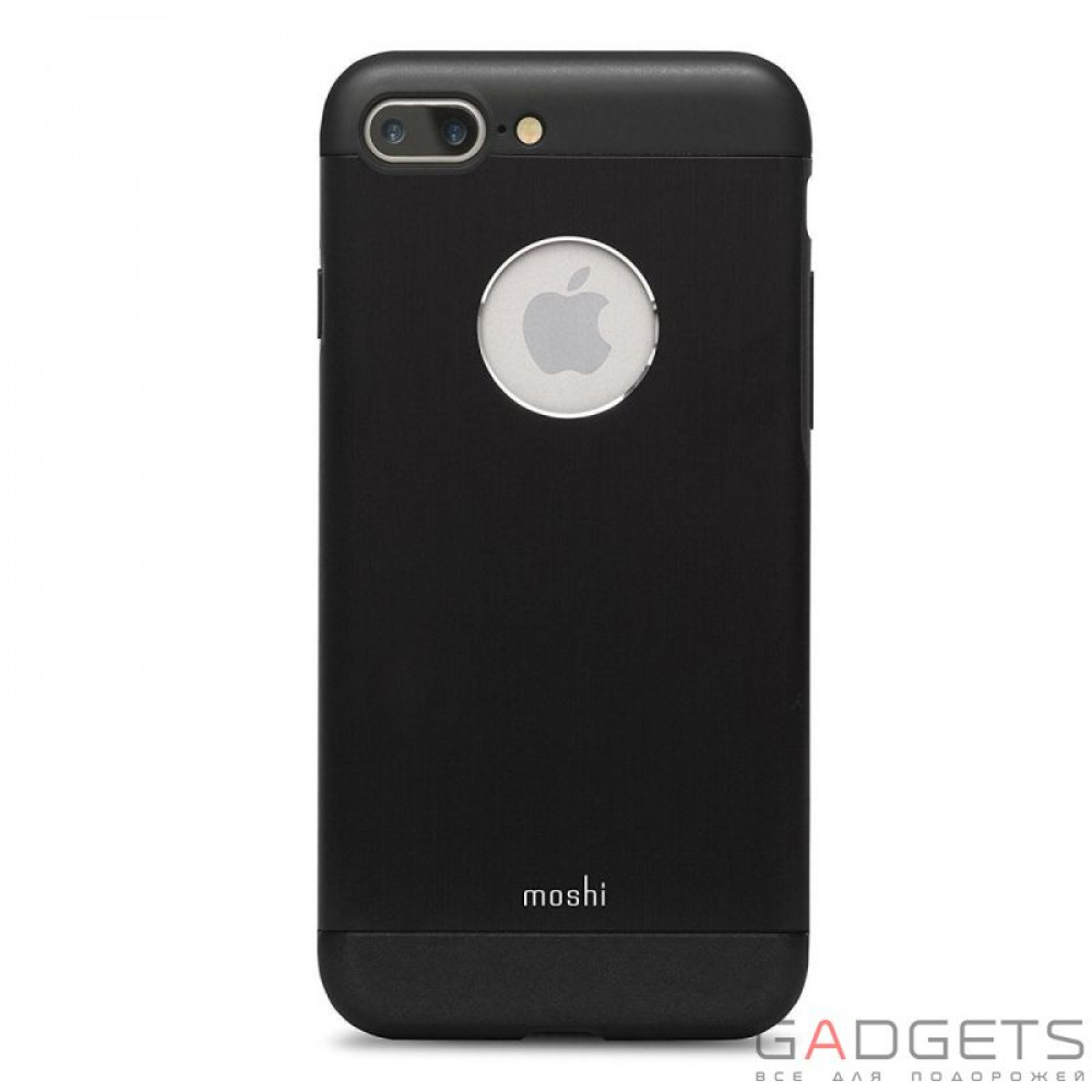 Фото Чохол-накладка Moshi iGlaze Armour Metallic Case Onyx Black для iPhone 7 Plus (99MO090004)