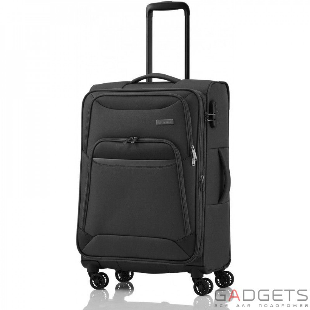 Фото Чемодан на 4-х колесах Travelite Kendo (M) 56 л Black (TL090348-01)