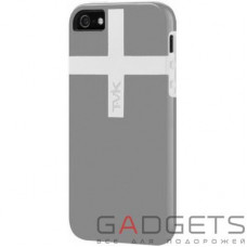 Чехол-накладка Tavik Channel Gray/White для iPhone SE/5/5S (TVK-IPH-026)