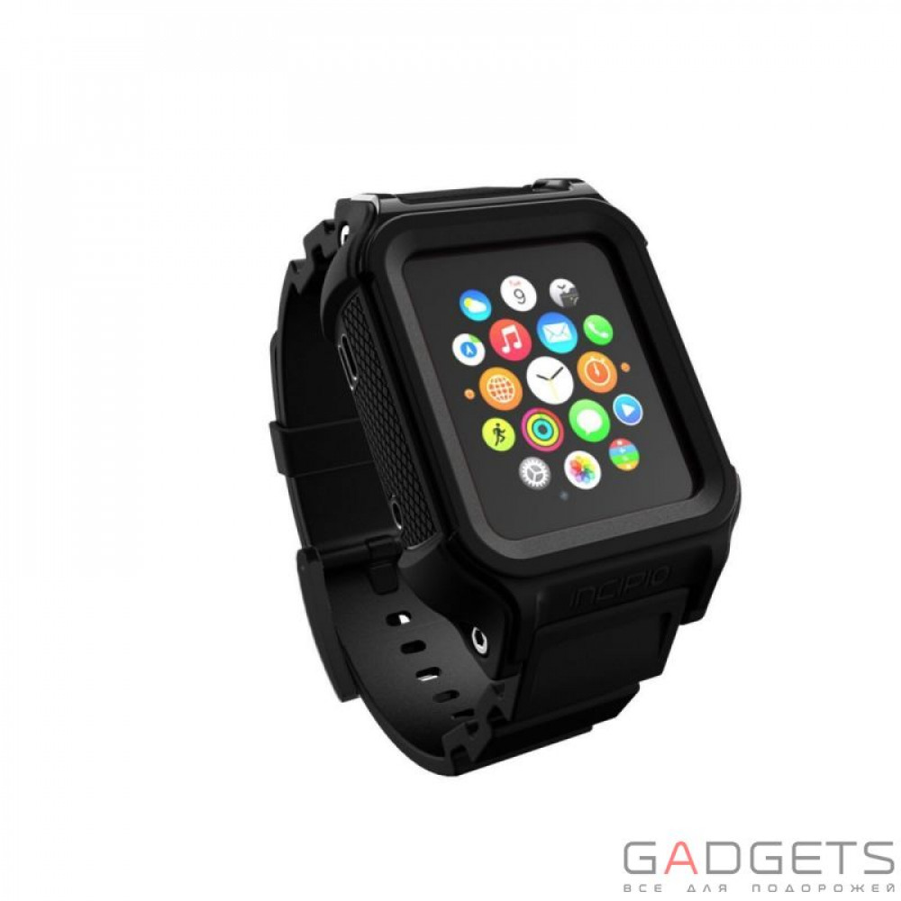 Фото Ремінець Incipio Octane Strap для Apple Watch 42mm BlackBlack (WBND-017-BLKBLK)