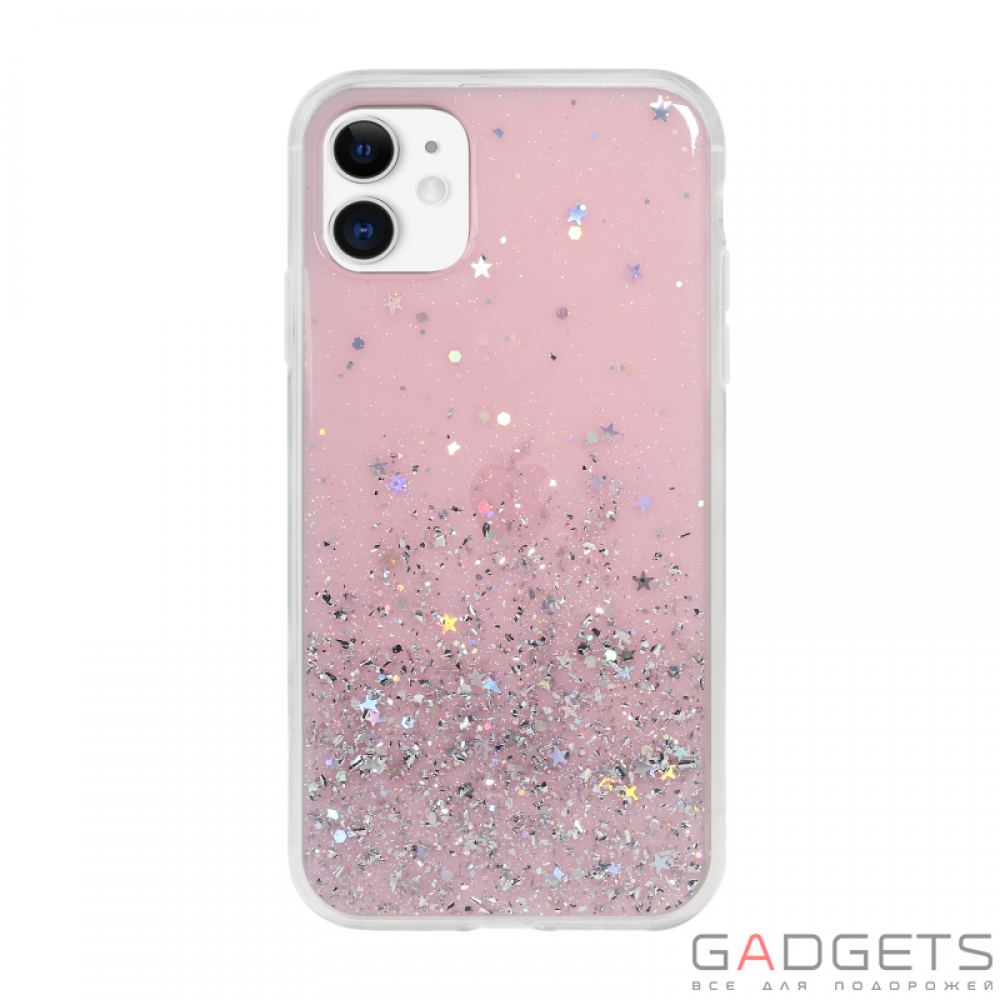 Фото Чехол-накладка SwitchEasy Starfield for iPhone 11 Pro Transparent Rose (GS-103-80-171-61)