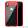 Чехол Baseus Suthin Case Red для iPhone X (ARAPIPH8-SB09) фото 0