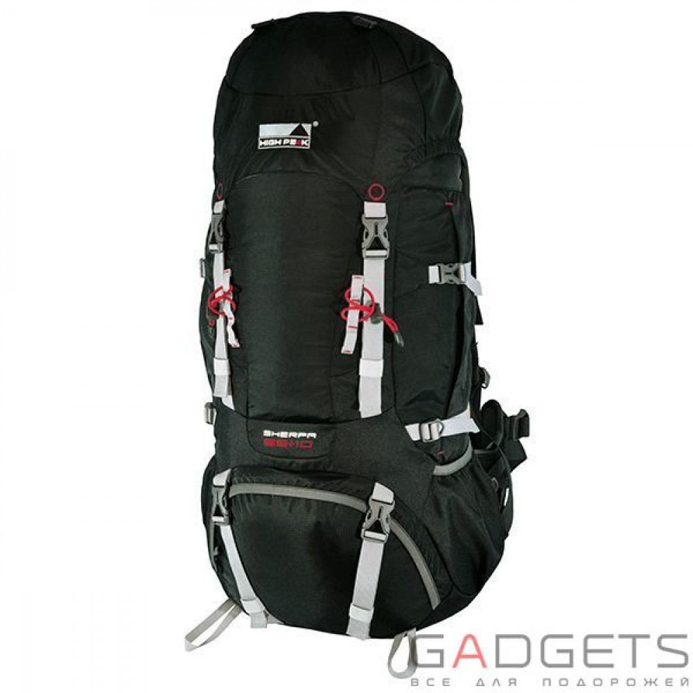 Фото Рюкзак туристический High Peak Sherpa 55+10 (Black)
