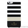 Чехол Incipio Kate Spade New York Hybrid Hardshell Case для iPhone 5/5s/SE Stripe 2 Black/White/Gold Foil (KSIPH-020-STRTBWGF) фото 0