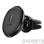 Автомобільний тримач Baseus Magnetic Air Vent Car Mount Holder with cable clip Black (SUGX-A01) фото 0