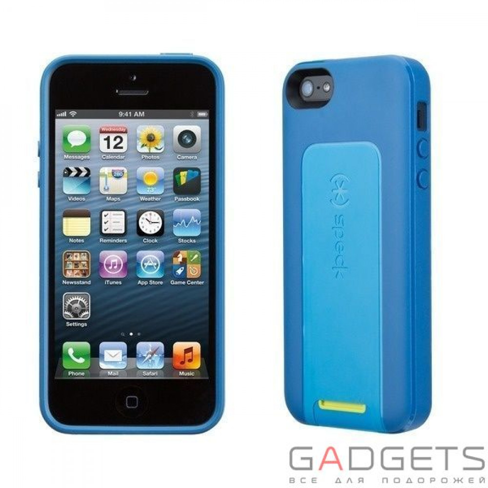 Фото Чeхол Speck iPhone 5 SmartFlex View Harbor Blue/Light Harbor Blue/Lemongrass Yellow (SP-SPK-A1607)