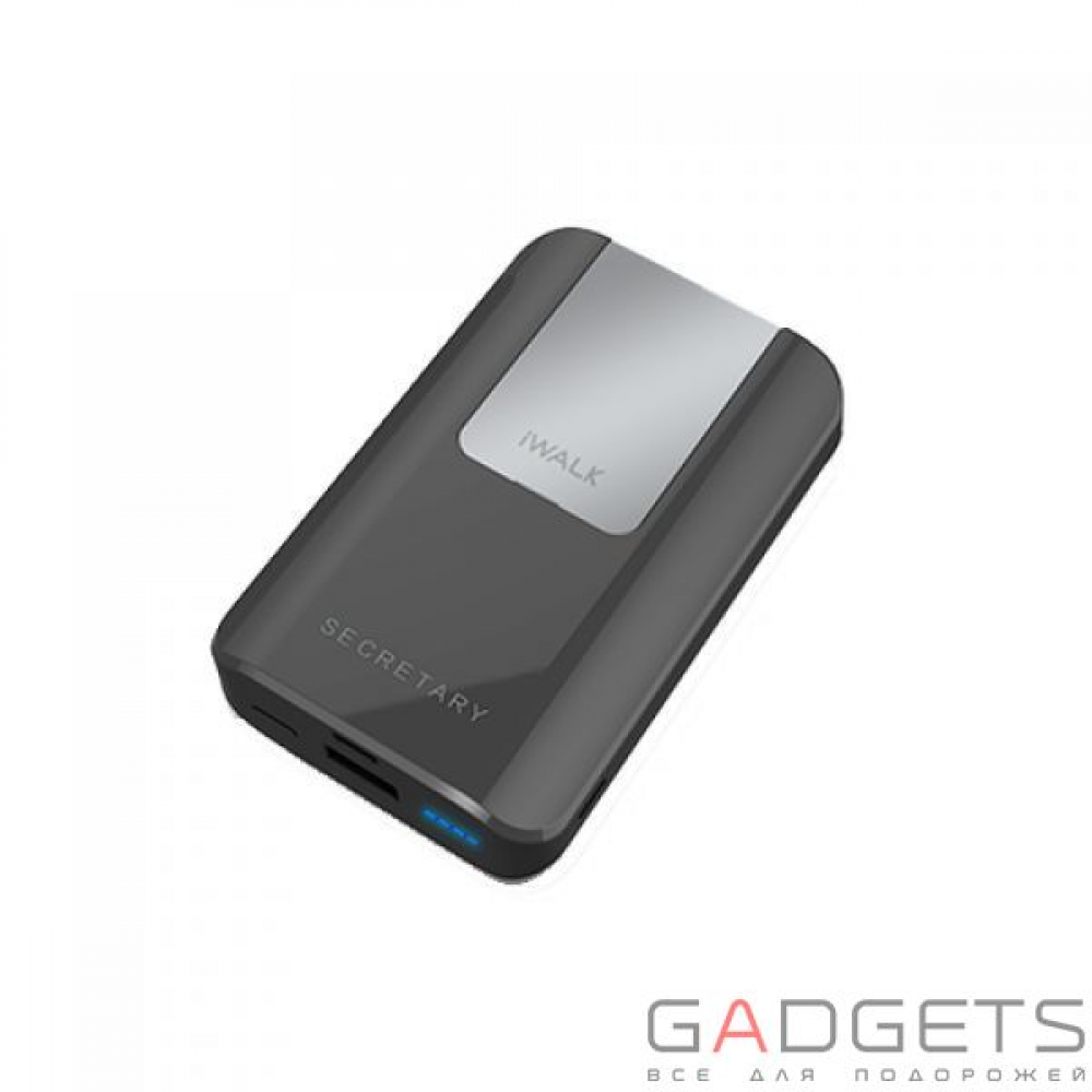 Фото Зовнішній акумулятор iWALK Secretary 10,000mAh Universal Backup Battery Black