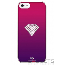 Чехол-накладка White Diamonds Rainbow Pink for iPhone 5/5S (1210RAI41)