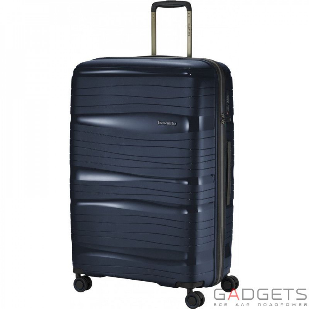 Фото Чемодан на 4-х колесах Travelite Motion (L) 105 л Navy (TL074949-20)