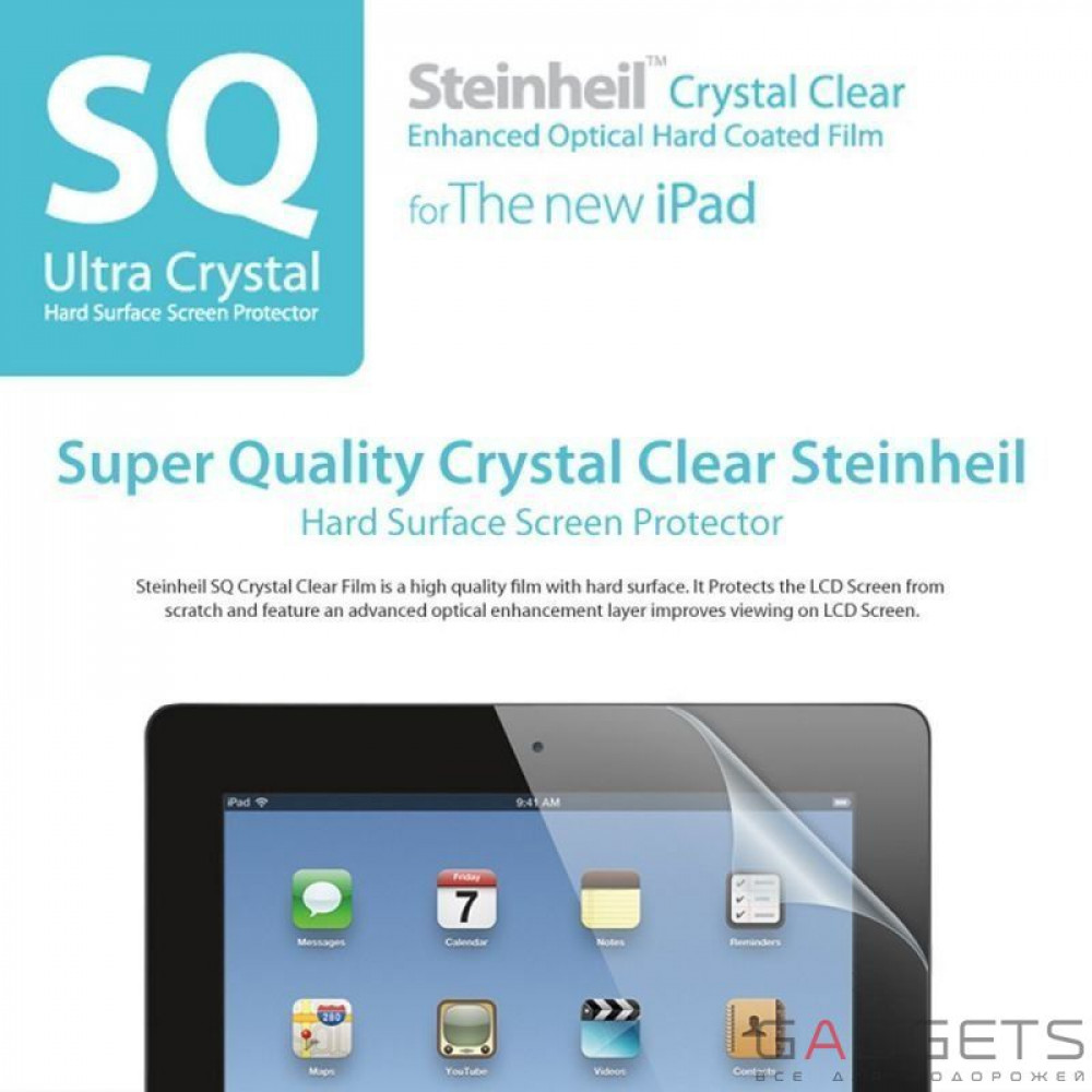 Фото Защитная пленка для экрана SGP Screen Protector Steinheil Series Ultra Crystal for iPad 4/iPad 3/iPad 2 (SGP08853)