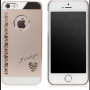 Чехол-накладка iBacks Aluminium Case Heart Series Gold for iPhone 5/5S фото 1