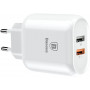 Сетевое зарядное устройство Baseus Bojure Series Dual-USB Quick Charge Charger для EU 18W White (CCALL-AG02) фото 1
