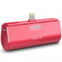 Зовнішній акумулятор iWALK Link Me3000L Compact rechargeable docking backup battery 3000 mAh for Apple Lighting Pink фото 1