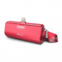Зовнішній акумулятор iWALK Link Me3000L Compact rechargeable docking backup battery 3000 mAh for Apple Lighting Pink фото 3
