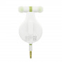 Наушники Macally BUBAUDIO Retractable Earbud with Remote and Microphone (BUBAUDIO-W) фото 2