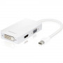 Кабель для видео Macally Mini DisplayPort to DVI / HDMI / VGA adapter (MD-3N1) фото 1