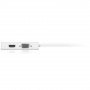 Кабель для видео Macally Mini DisplayPort to DVI / HDMI / VGA adapter (MD-3N1) фото 2