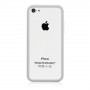 Чехол Macally Protective Frame for iPhone 5c (RIMP6-W) фото 2