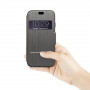 Чехол Moshi Sensecover Touch Sensitive Flip Case Steel Black for iPhone 6 фото 2