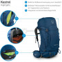 Рюкзак Osprey Kestrel 38 Loch Blue ML синій фото 6