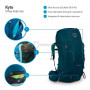 Рюкзак Osprey Kyte 36 Siren Grey WS/WM серый фото 3