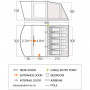 Палатка Vango Celino Air 500 Sky Blue фото 2