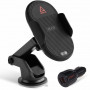 Автомобільний тримач Adonit Car Bracket with adaptor Black (3121-17-07-B) фото 1
