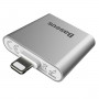 Адаптер Baseus IP To Double IP Socket Adapter L39 Silver фото 1