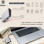 Адаптер Baseus Enjoyment series Type-C to 2 x USB 2.0+USB 3.0 HUB Adapter Gray фото 6