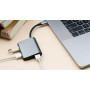 Адаптер Baseus Enjoyment series Type-C to 2 x USB 2.0+USB 3.0 HUB Adapter Gray фото 7