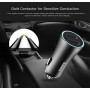Автомобильное зарядное утройство  Baseus Golden Contactor Dual U Intelligent Car Charger Black (CCALL-DZ01) фото 12