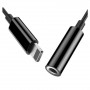 Перехідник Baseus L30 Simple Apple Connector To 3.5mm Music Adapter Black фото 3