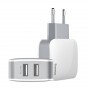 Мережевий зарядний пристрій Baseus Letour Charger 2 USB 2.4 Amp White фото 2