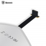Адаптер для беспроводной зарядки Apple iPhone 5 / 5s / SE/6/6s/6 Plus Baseus QI белый фото 3